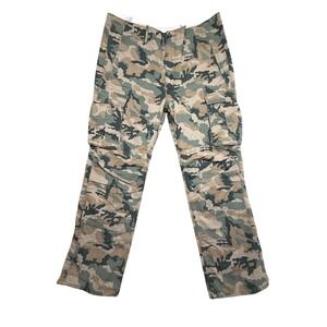 Levis Mens Relaxed Fit Woodland Camo Cargo Pants 36x32 White Tab 12462-0001 NWT